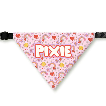 PawsIndia Customized Pet Bandana - Valentine's Edition Love In The Air